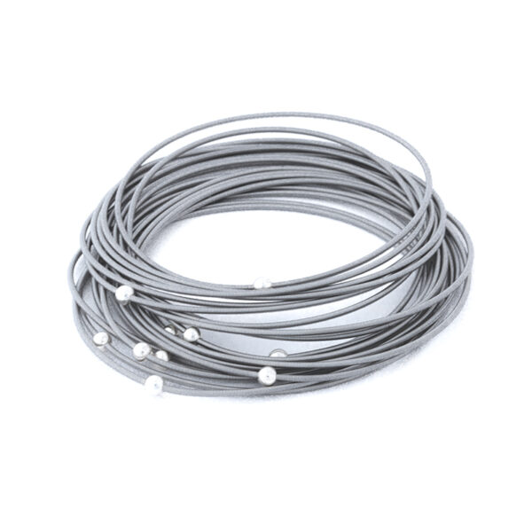Pulsera acero y plata
