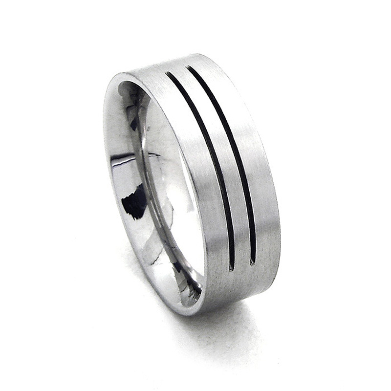 Anillo acero inoxidable y antialérgico hombre Paul - Imagen 2